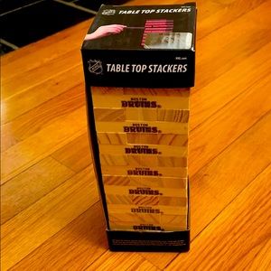 NHL Bruins Table Top Stacker Game